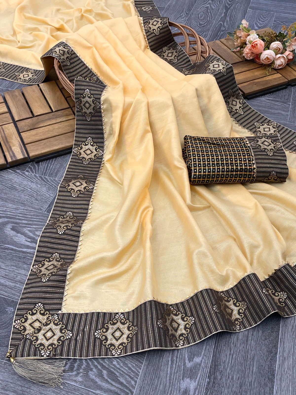 Dhruvi Super Hit vichitra kumari Silk Designer Sarees Wholesale Market In Surat With Price
